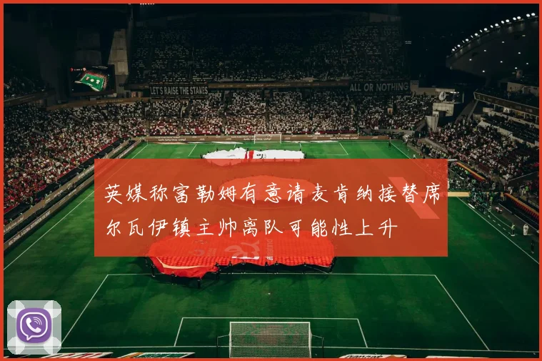 英媒称富勒姆有意请麦肯纳接替席尔瓦伊镇主帅离队可能性上升